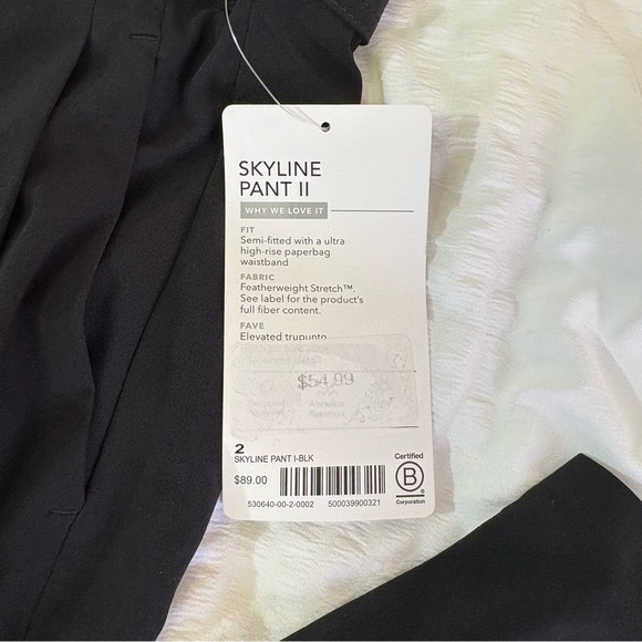 BRAND NEW ATHLETA Elegant Black Women's Pants - Picture 5 of 6